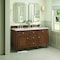 James Martin Vanities 60'' Double Vanity, Mid-Century Walnut w/ 3 CM Ethereal Noctis Quartz Top 424-V60D-WLT-3ENC - alternate 3